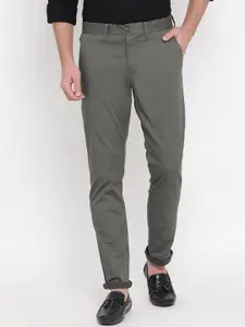 Matinique Men Grey Slim Fit Trousers