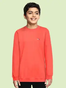 Allen Solly Junior Boys Orange Sweatshirt