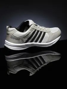 ASIAN Men Grey Mesh Running Shoes