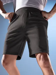 DaMENSCH Men Premium Regular Fit Ottoman Textured Shorts