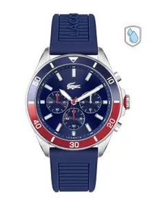Lacoste Men Blue Brass Dial & Blue Straps Analogue Watch 2011154