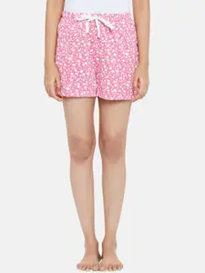 Dreamz by Pantaloons Women Pink Floral Printed Regular Shorts