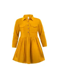 Hunny Bunny Mustard Yellow Dress