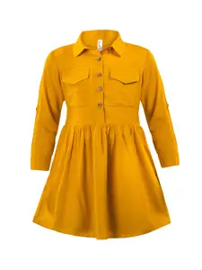 Hunny Bunny Mustard Yellow Dress