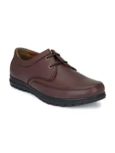 Eego Italy Men Brown Solid Formal Derbys