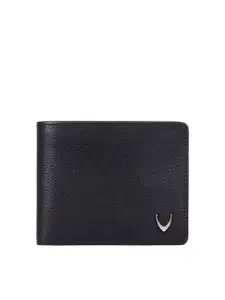 Hidesign Men Black Solid Two Fold Wallet