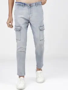 HIGHLANDER Men Blue Slim Fit Heavy Fade Jeans