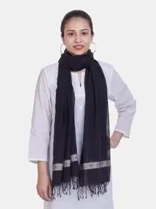 ASVA Women Black & White Scarf