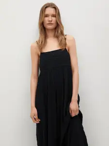 MANGO Black Maxi Dress