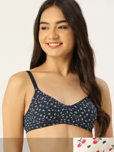 DressBerry Pack of 2 Non-Padded & Non-Wired Everyday Bras