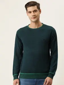 Proline Active Men Green Solid Sweatshirt