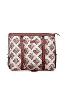 ZOUK Women Multicoloured Ethnic Motifs Printed Laptop Bag
