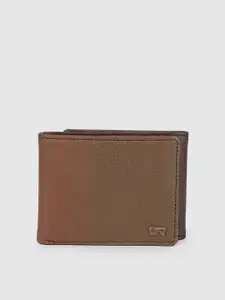 Baggit Men Brown Ombre PU Two Fold Wallet