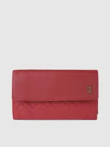 Baggit Women Red Solid Two Fold Wallet