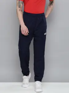 Puma Men Navy Blue Solid Active Sustainable Joggers