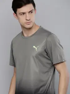 Puma Men's Solid Grey T-Shirt