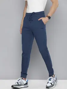 The Indian Garage Co Men Blue Solid Slim Fit Joggers