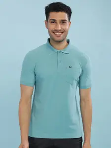 Force NXT Men Solid Polo Collar Super Combed Cotton T-Shirt
