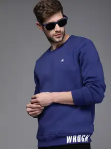 WROGN Men Blue Sweatshirt