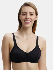 Jockey Women Non-Wired Non Padded Super Combed Cotton Stretch Full Coverage Everyday Bra