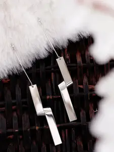 Bellofox Silver Plated Contemporary Drop Earrings