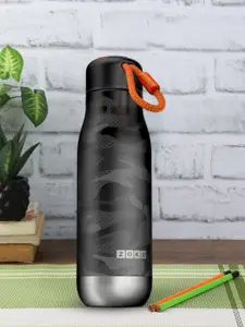 ZOKU Black Camo Printed Stainless Steel Water Bottle - 500 ml