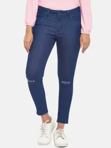 People Women Blue Slim Fit Jeans