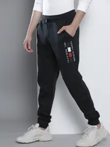 Tommy Hilfiger Brand Logo Embroidered Navy Blue Track Pants