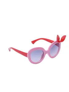 Spiky Girls Blue Cateye Sunglasses