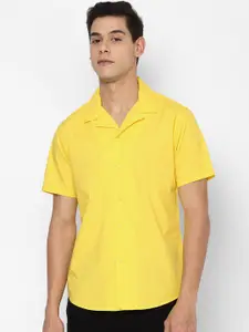 FOREVER 21 Men Yellow Classic Opaque Casual Shirt