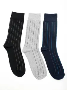 Alvaro Castagnino Men Pack Of 3 Assorted Above Ankle-Length Socks