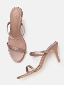 CORSICA Women Dusty Pink Embellished Heels