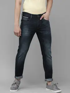 U.S. Polo Assn. Denim Co. Men Blue Skinny Fit Light Fade Mid-Rise Stretchable Jeans