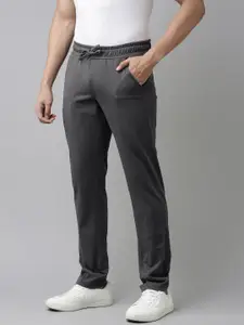 U.S. Polo Assn. Denim Co. Grey Solid Track Pants