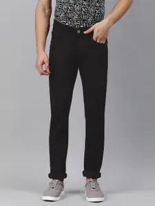 Urbano Fashion Men Black Slim Fit Stretchable Jeans