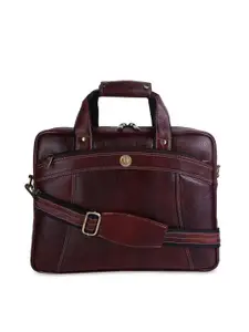 HiLEDER Unisex Pure Leather Briefcase Laptop Bag