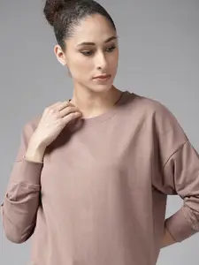 Roadster Women Mauve Sweatshirt