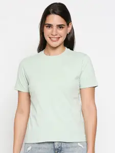 20Dresses Women Sea Green Solid T-shirt
