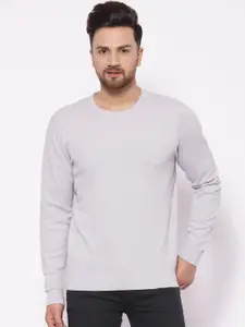 Red Tape Men Grey Pullover