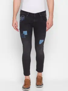 SPYKAR Men Black Slim Fit Mildly Distressed Jeans