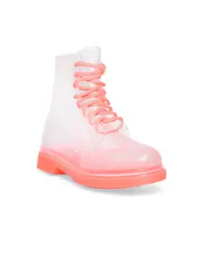 20Dresses Women Pink Colourblocked Flat Boots