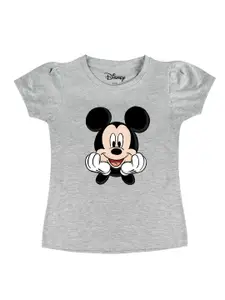 Disney by Wear Your Mind Girls Grey T-shirt