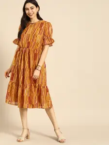 all about you Yellow A-Line Dress