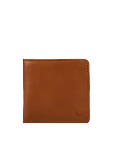 Hidesign Men Tan Textured Leather Two Fold Wallet