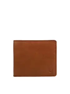 Hidesign Men Tan Leather Two Fold Wallet