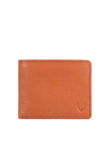 Hidesign Men Tan Leather Two Fold Wallet