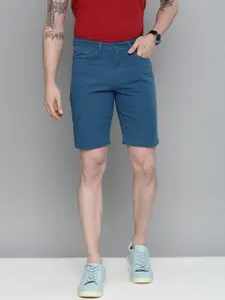 The Indian Garage Co Men Pure Cotton Slim Fit Chino Shorts