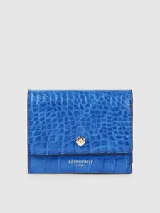 Accessorize Women Blue Faux Leather Stella Wallet