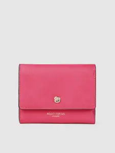 Accessorize Women Fuchsia Faux Leather Stella Purse Wallet
