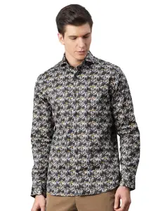 Matinique Men Grey Floral Opaque Printed Casual Shirt